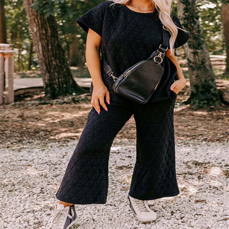 Wide-Leg Cropped Two-Piece Set, picture 6 of 10