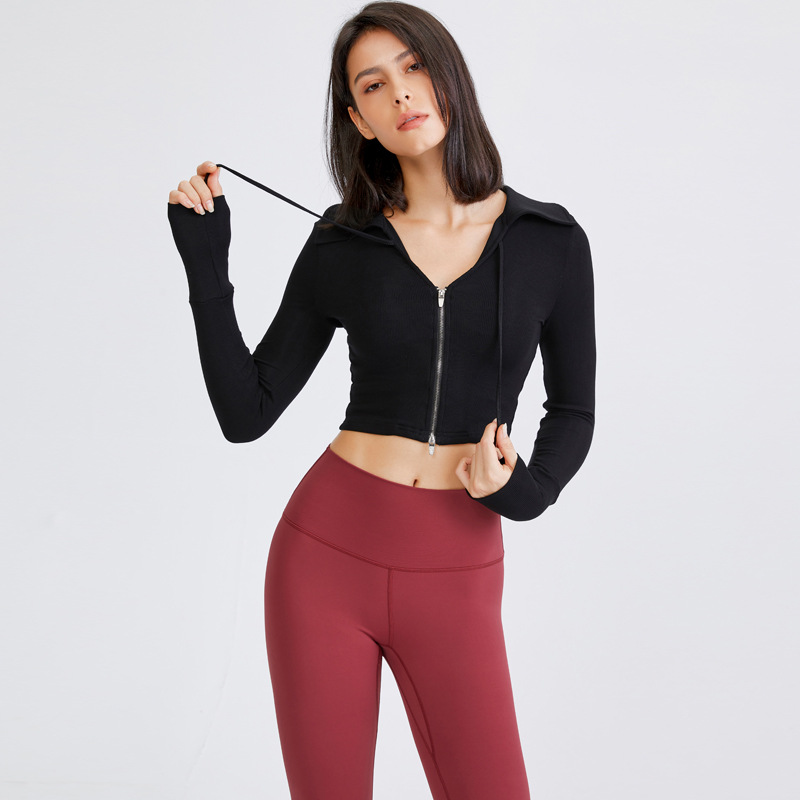 Title 4, Korte cropped sportjas voor dames, slanke look,...