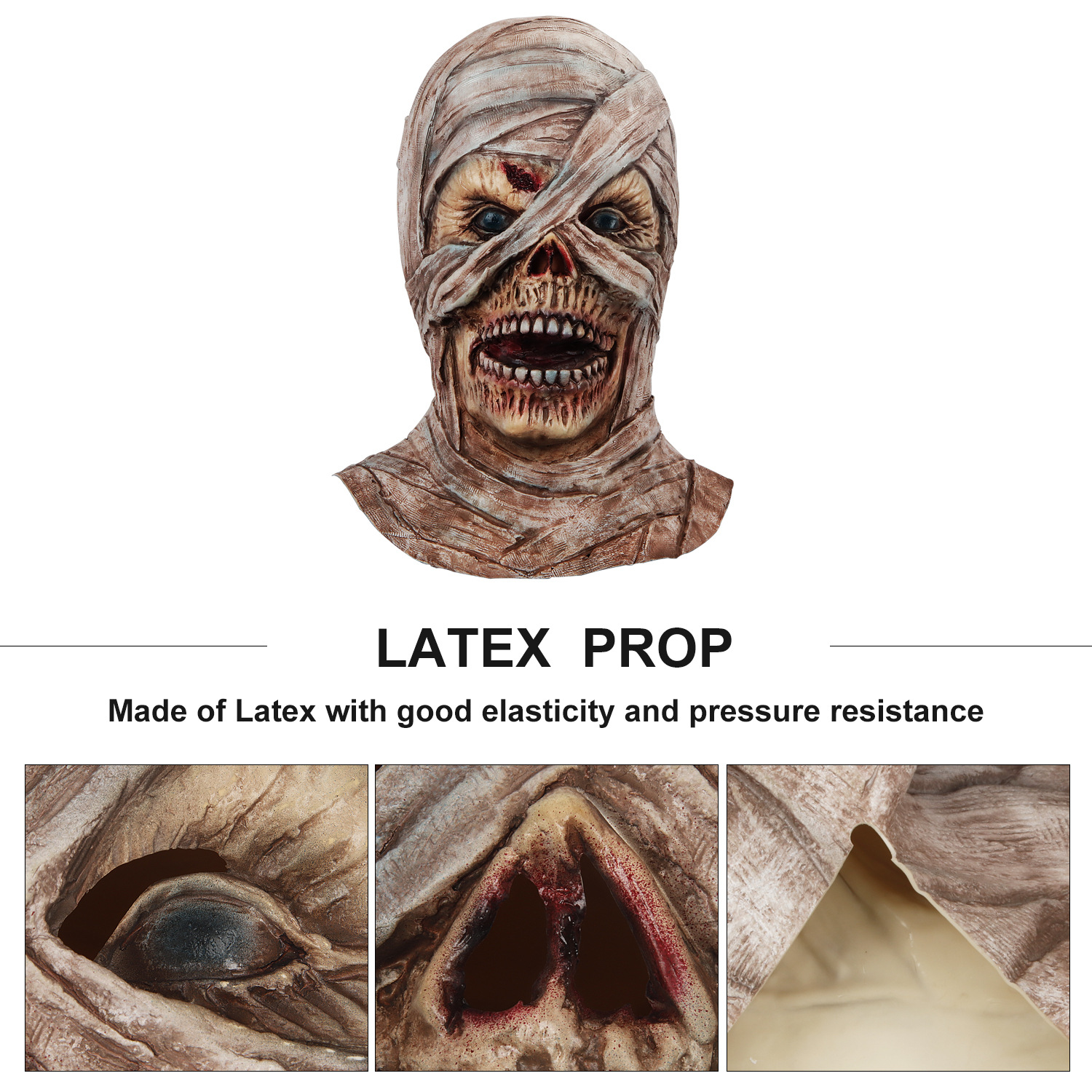 Halloween Mask Horror Decoration Mummy — foto 7