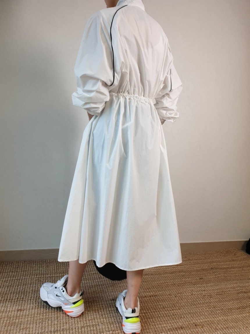 Title 2, Versatile Below The Knee Dress Long Coat