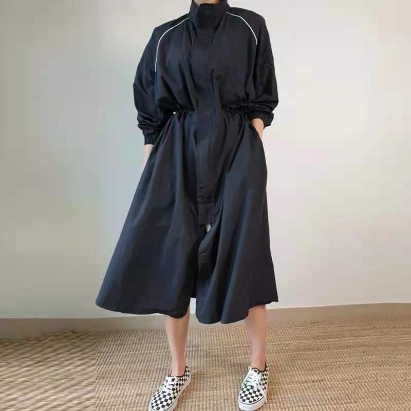 Title 7, Versatile Below The Knee Dress Long Coat