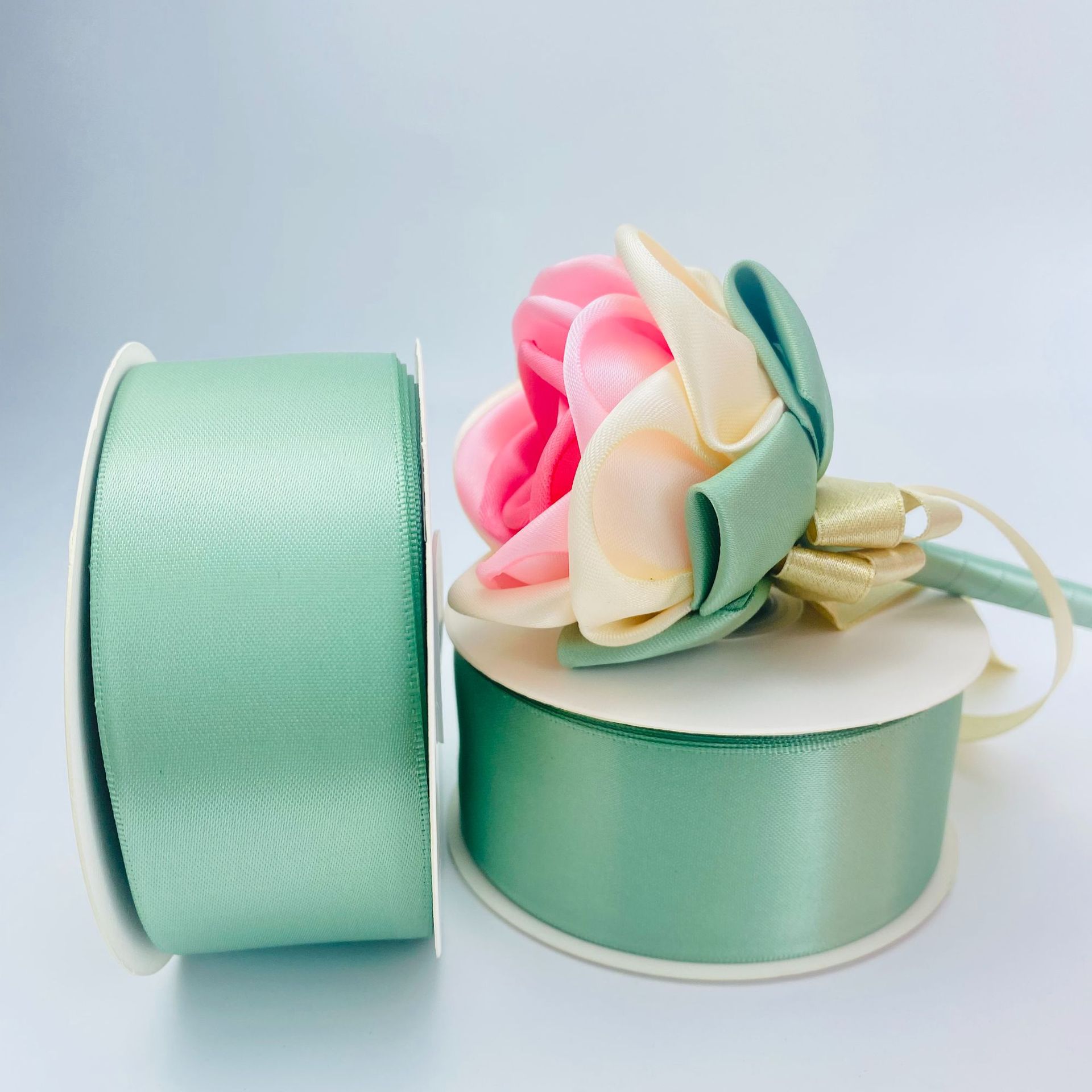 Title 4, Double-sided Bright Thickened Dacron Ribbon Chi...