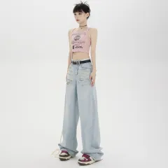 American Street Ripped Jeans For Women - Lengthened - View 1