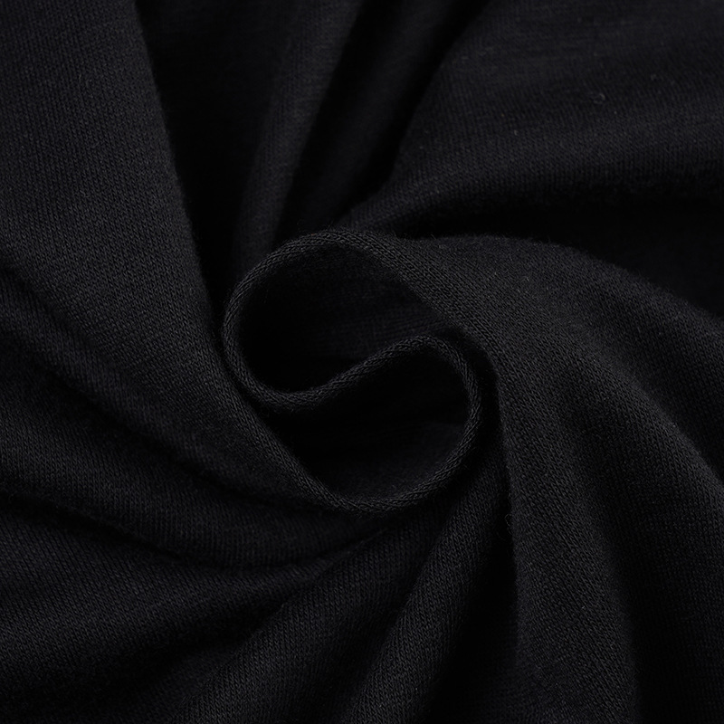 Women's Letter Print Contrast Color Top