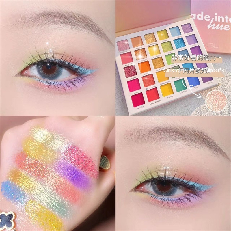 Title 3, 30 Colors Skittles Eye Shadow Children