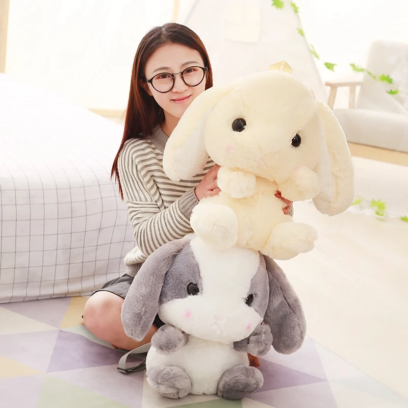 Large Bunny Backpack Plush with Long Ears (5 Colors!)