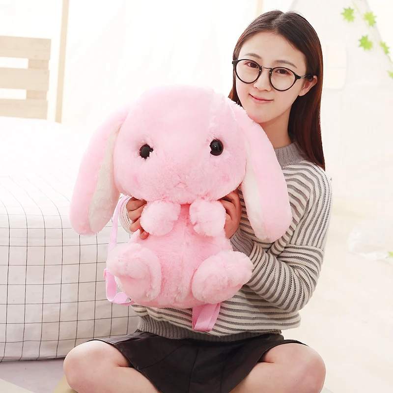 Large Bunny Backpack Plush with Long Ears (5 Colors!)