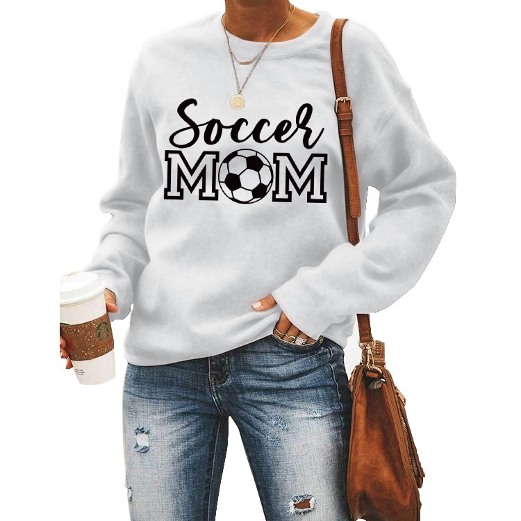 Simple Pullover Crew Neck Top Long-sleeved Sweater