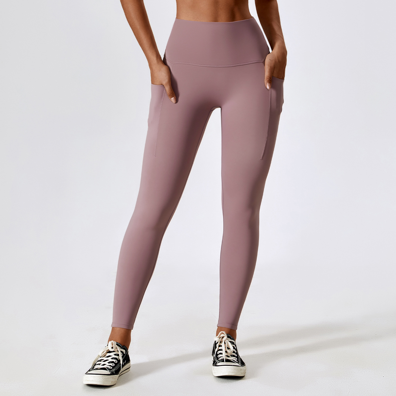 Title 6, Zechuang Nude Feel Yoga Pants, High Waist, Pock...