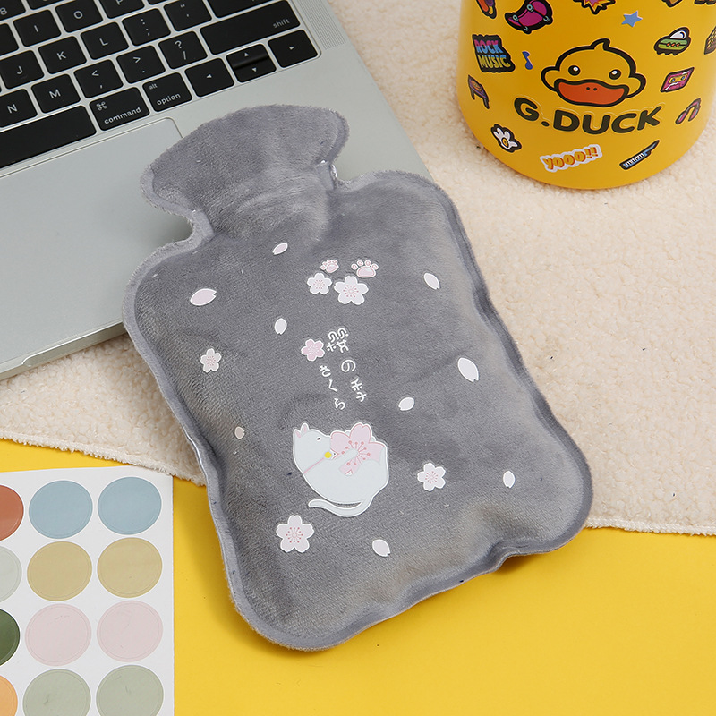 Title 2, Large Student Portable Plush Hot Water Bag Soot...