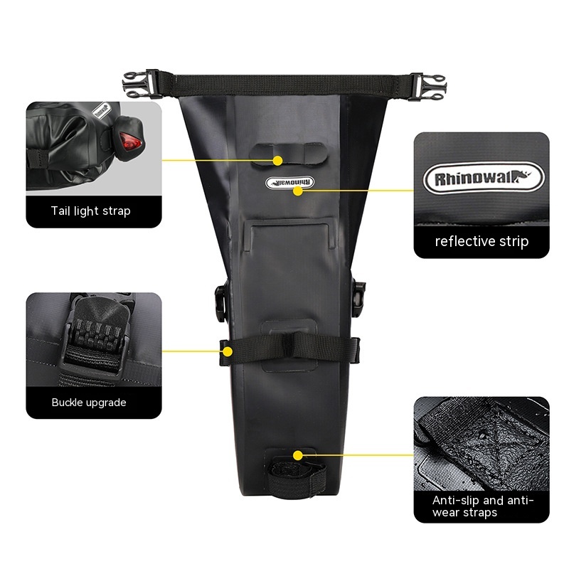 Title 2, Bicycle Full Waterproof Saddle Bag Cycling Fixture