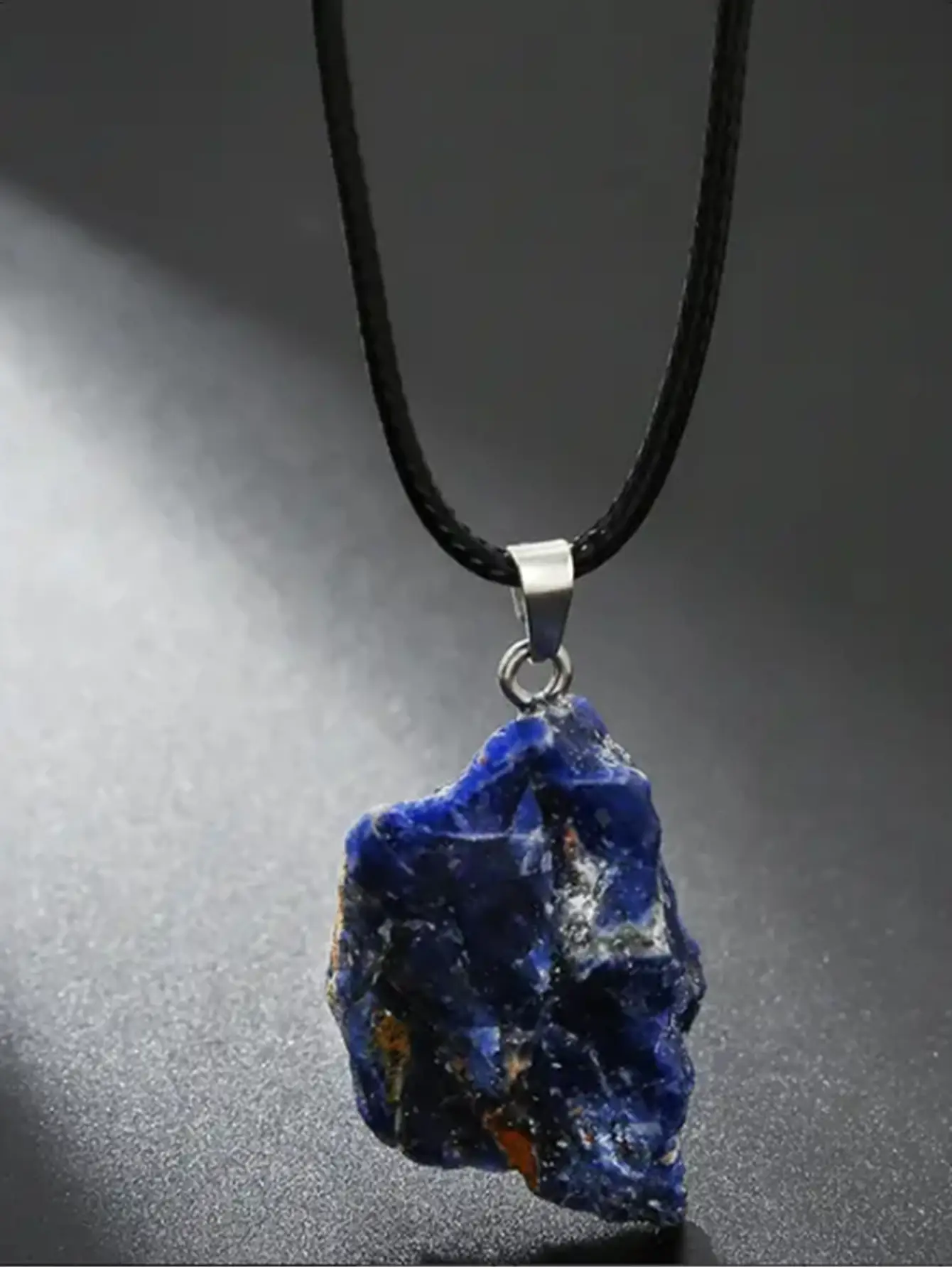 Rough Stone Pendant Purple Pink And Yellow White Crystal Agate