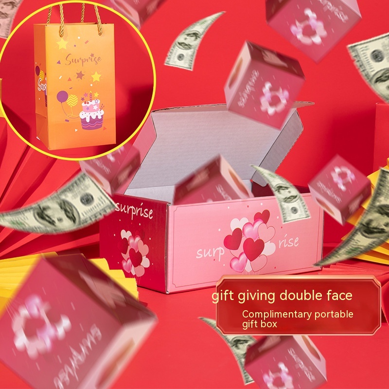Qixi Valentine's Day Surprise Jump Box Birthday Gift