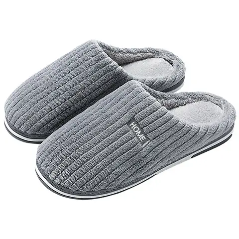 Simple Cotton Slippers Winter Antislip Home