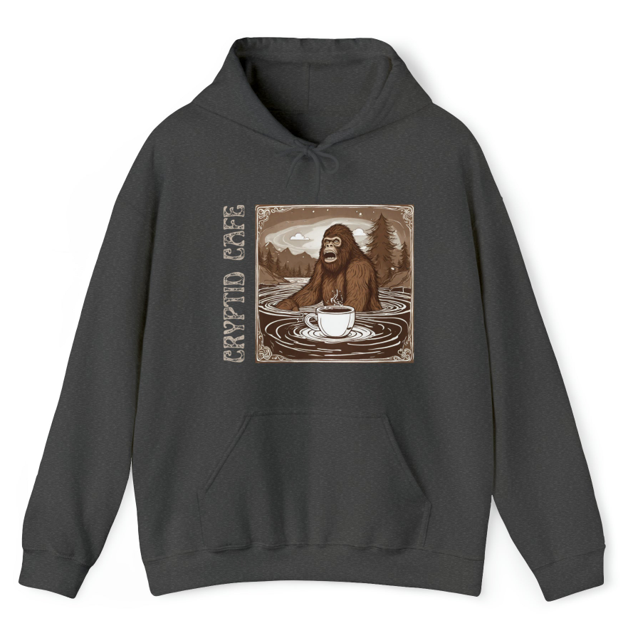 European And American Printing Velvet Padded Hooded Sweatshirt