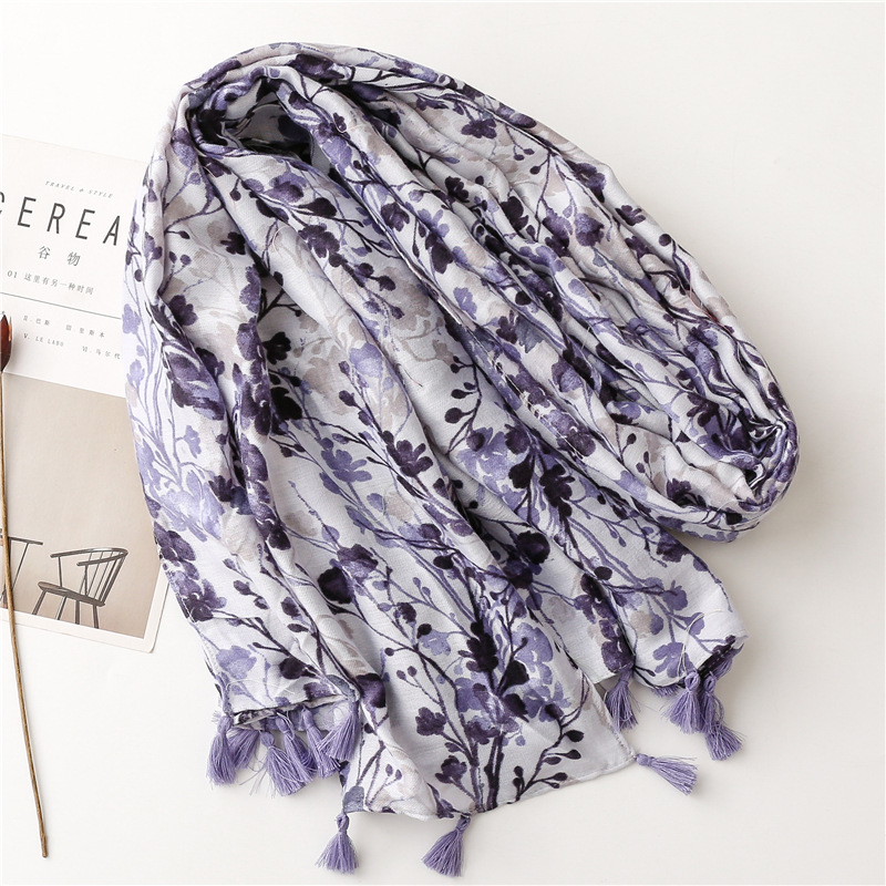 Women's Sunscreen Ethnic Style Beach Tassel Scarf