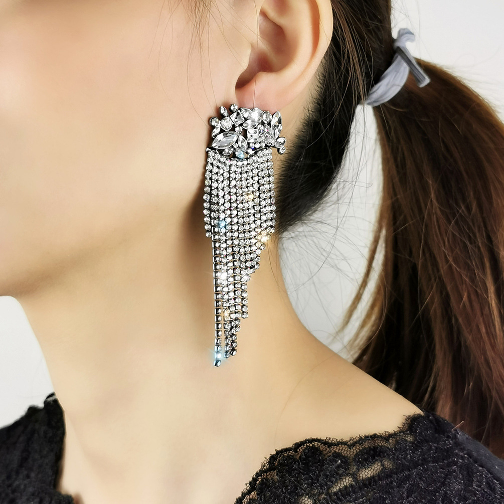 Sweet Beauty Fashion Tassel Pendant Earrings