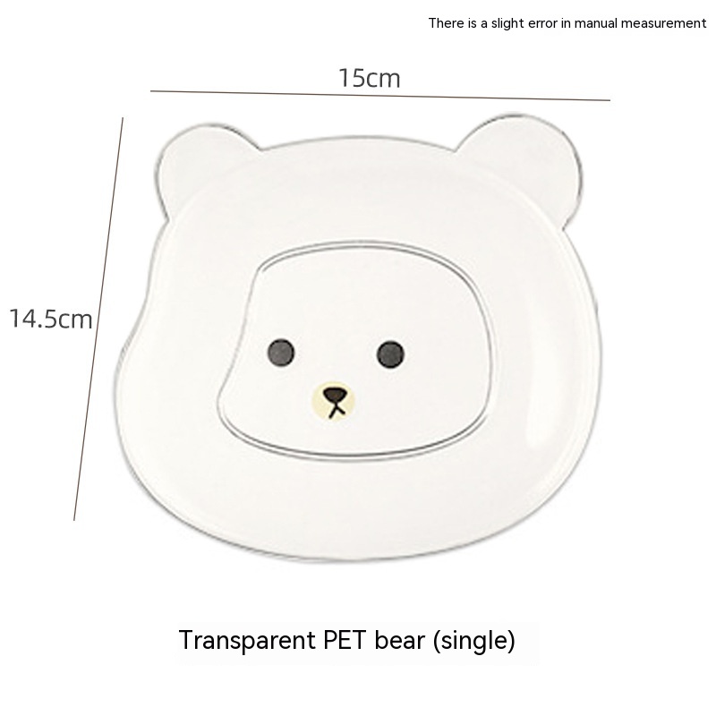 BEYONDARY Creative Bear Bone-Shaped Dish – Thickened, Drop-Resistant Small Plate