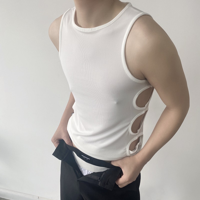 Title 4, New Side Waist Vulnerability Design Round Neck ...