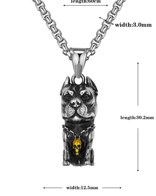 Title 1, Ins Titanium Steel Hip-hop Necklace Man