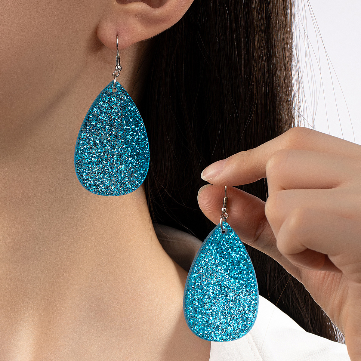 Title 7, Bohemian Water Drop Earrings Drop-shaped Retro ...