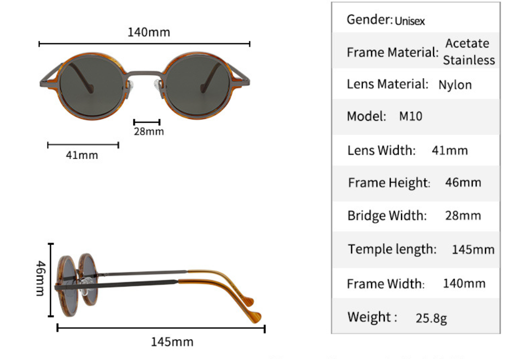 Title 1, Retro Special Multicolor Niche Round Frame Sung...