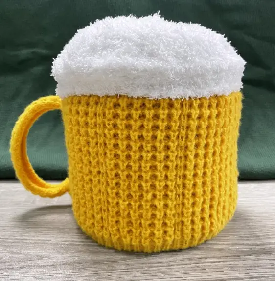3D Beer Steins Hat Winter Thermal Knitting Woolen Cap Unisex