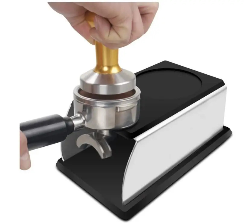 Title 5, Coffee Black Stainless Steel Press Base Food Gr...