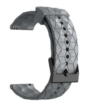 Universal Football Patterned Silicone Strap