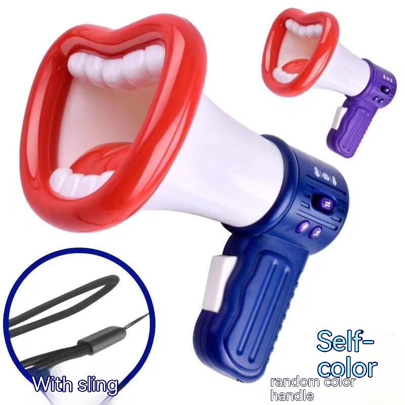 Children's Creative Funny Net Red Lips Horn Loudspeaker - Image 4