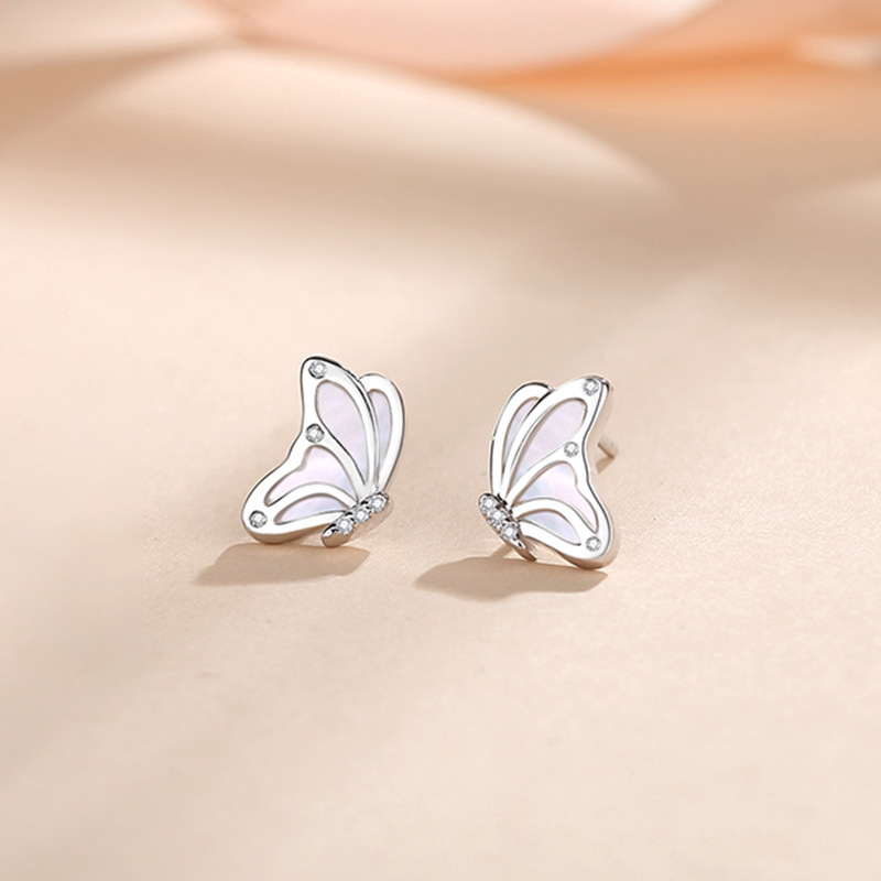 Title 1, Butterfly Studs Tendy Mori Girl Niche High Sens...