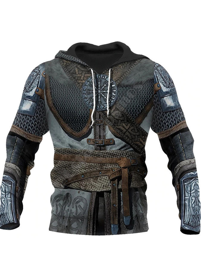 Cool Armor Printed 3D Sweater Hoodie