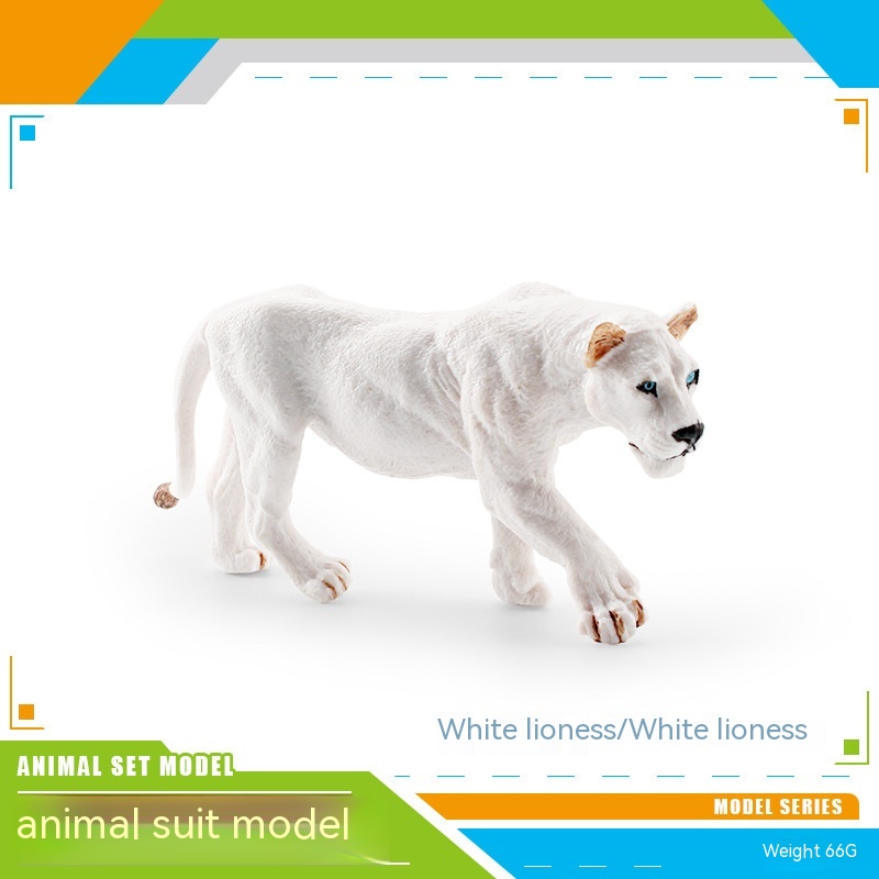 Title 6, Simulation Forest Animal African White Lion Bla...