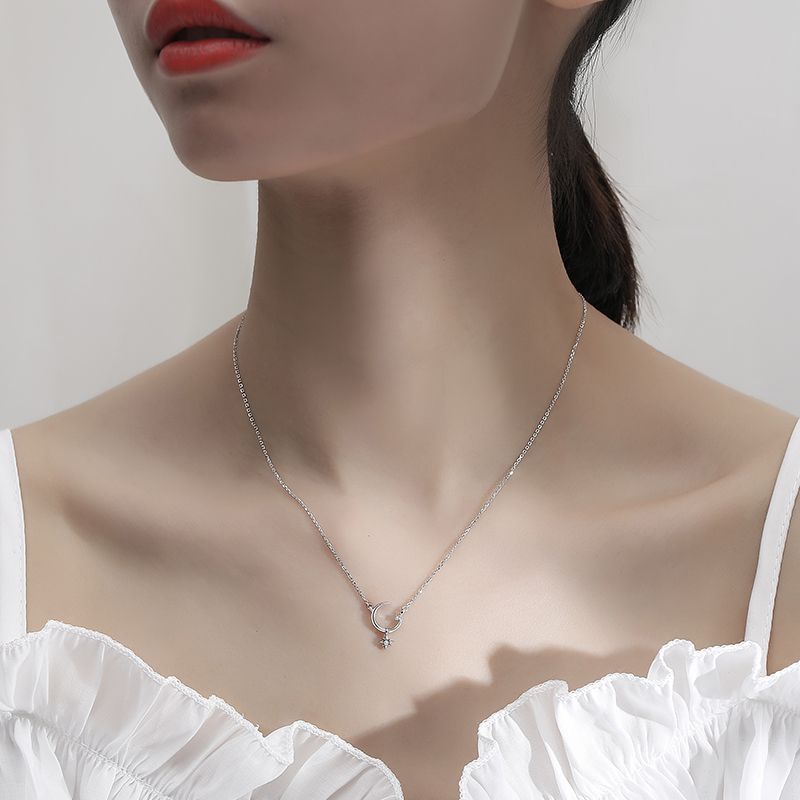 Title 5, Star Moon Necklace Women