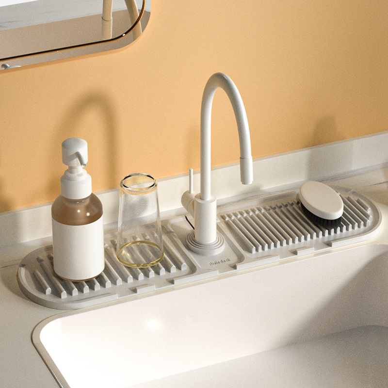 Title 1, Heightened Slope Faucet Water Draining Pad