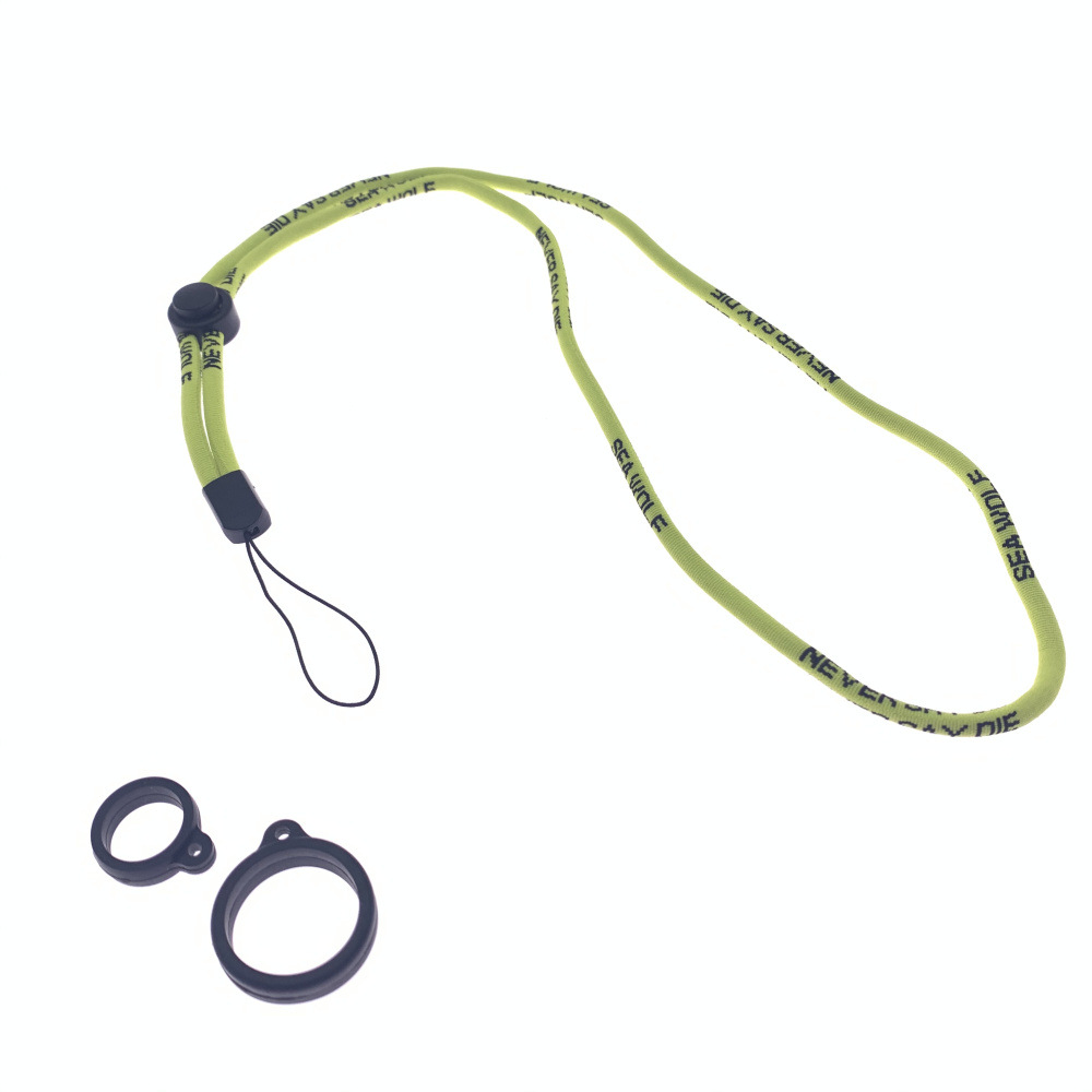 Title 5, Lanyard Grapefruit Lanyard Silicone Ring Lanyar...