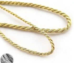 DIY Handmade Material Golden Rope Silver Wire Rope