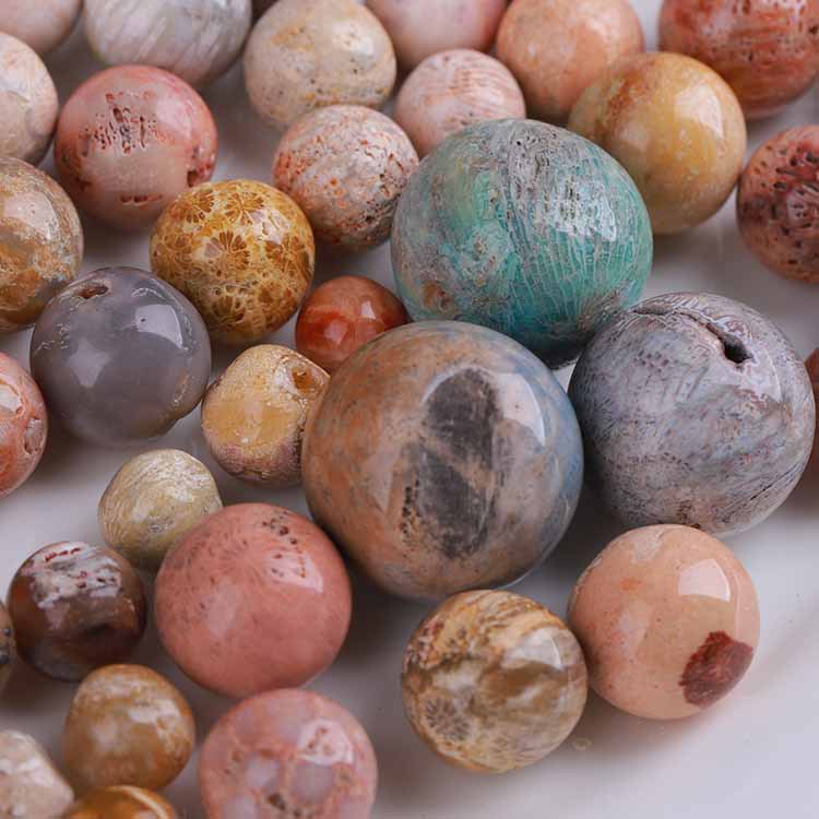 Natural Coral Jade Bracelet Female Big Hand-held Fireworks