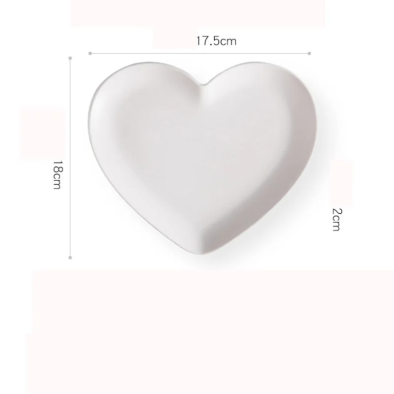 Microwave Oven Love Plate Household Desserts Dish