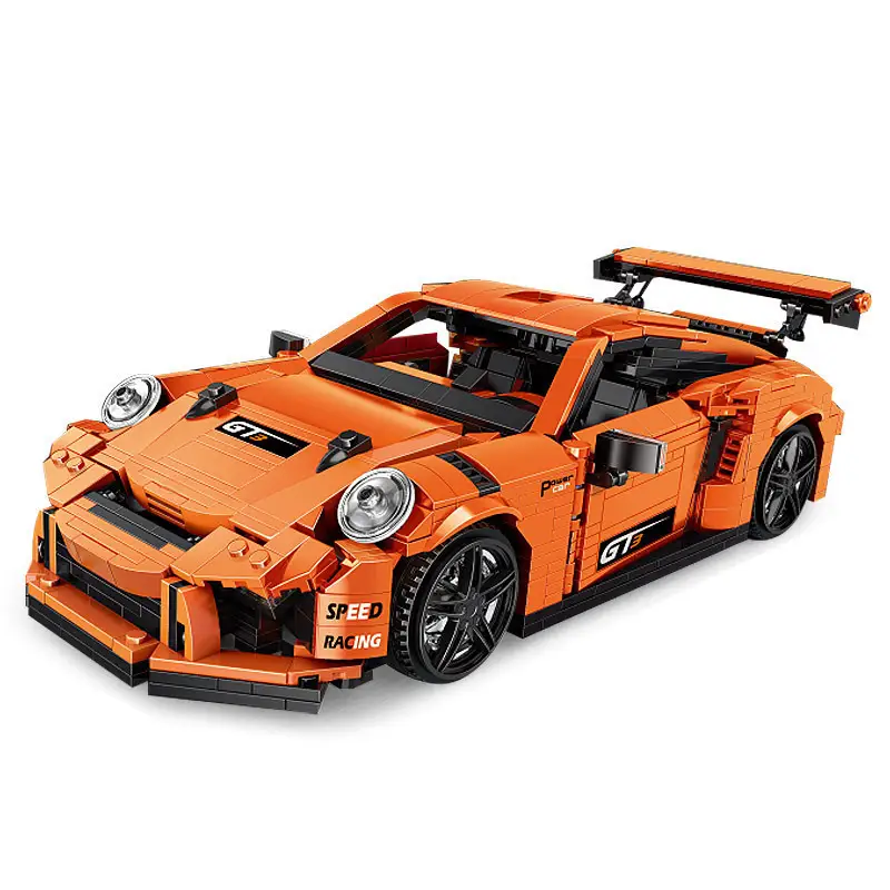 Technology Machinery GT3 Racing Car Sports Car Model Children Assembling Building Blocks Toy