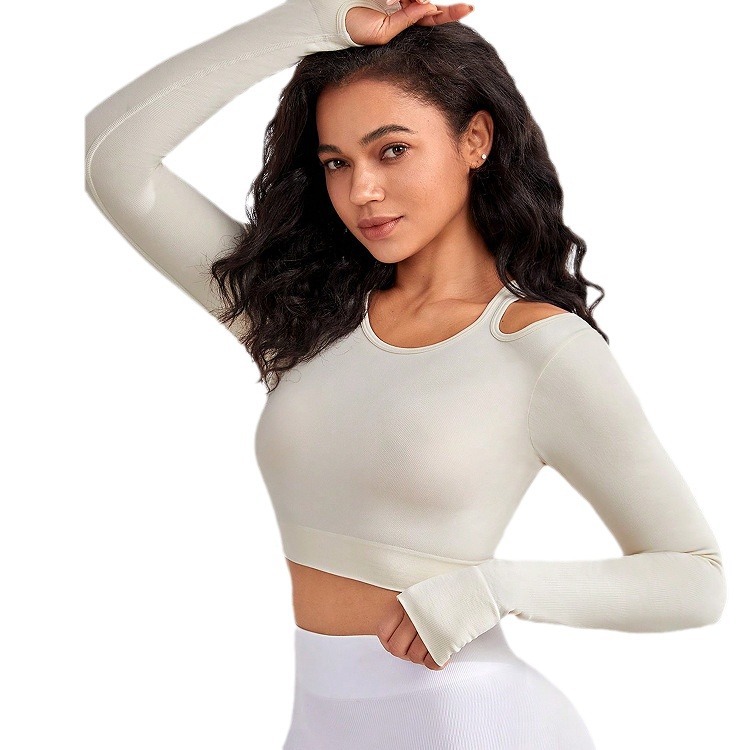 Title 6, Midriff Outfit Slimming Nude Feel Yoga Clothes ...