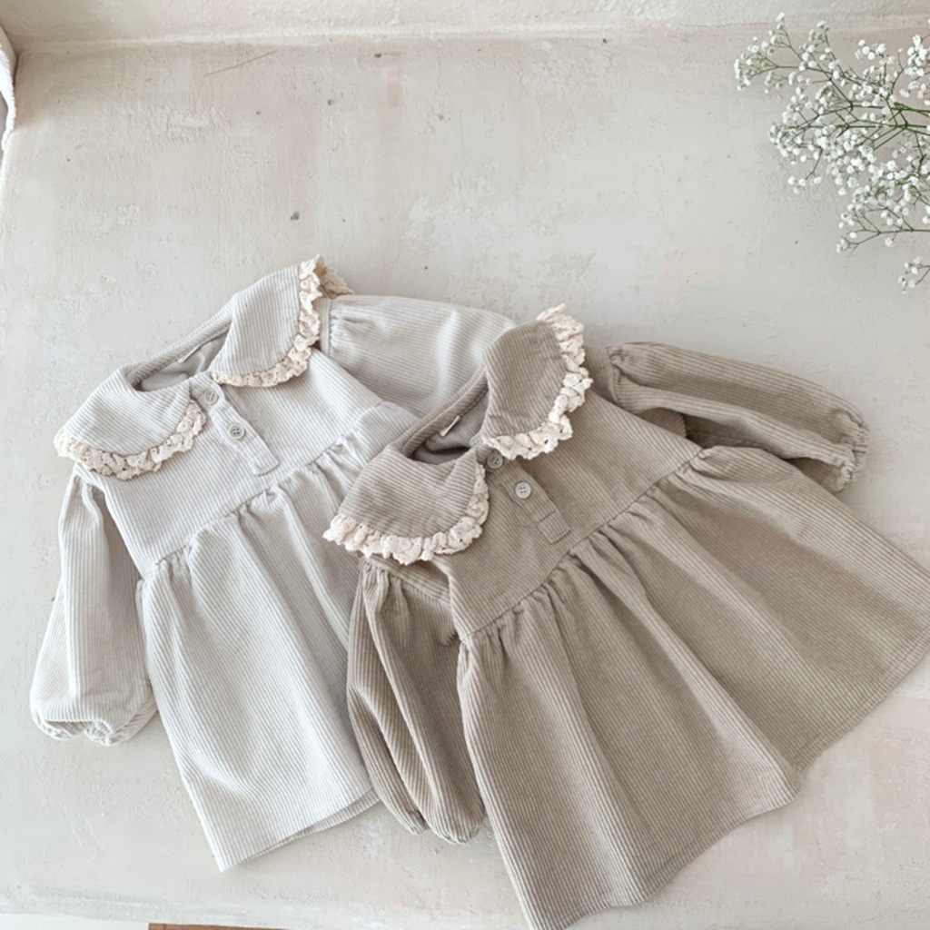 Girl's Baby Lace Doll Collar Dress