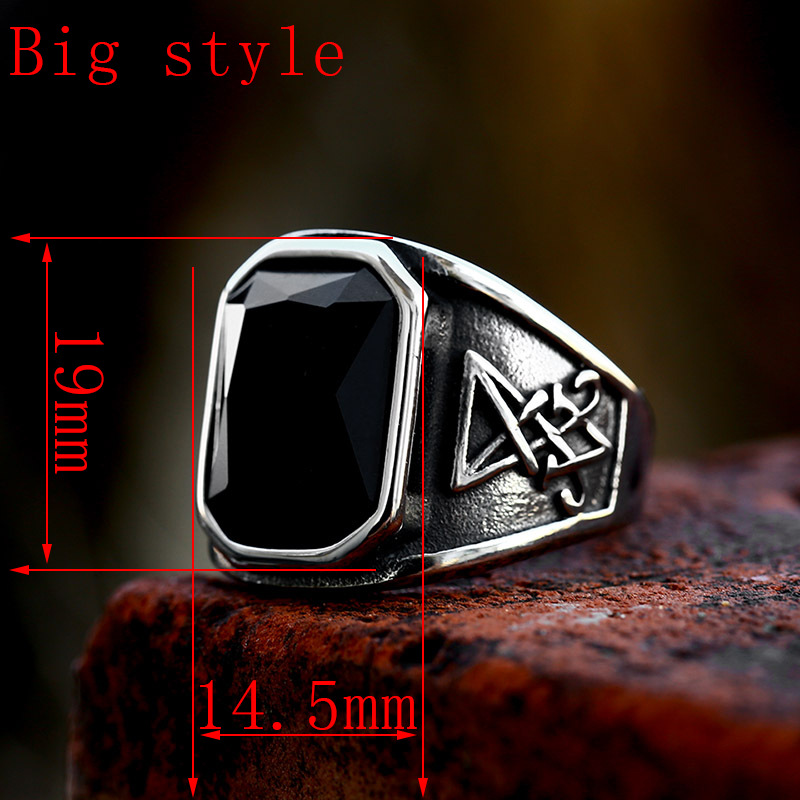 Fashion Retro Titanium Steel Ring