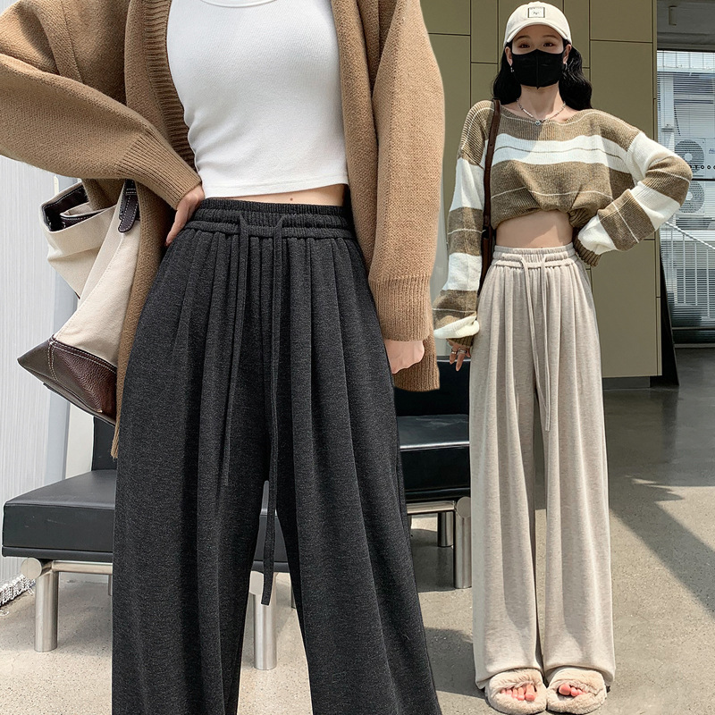 Title 2, Autumn High Waist Loose Drooping Casual Leisure...