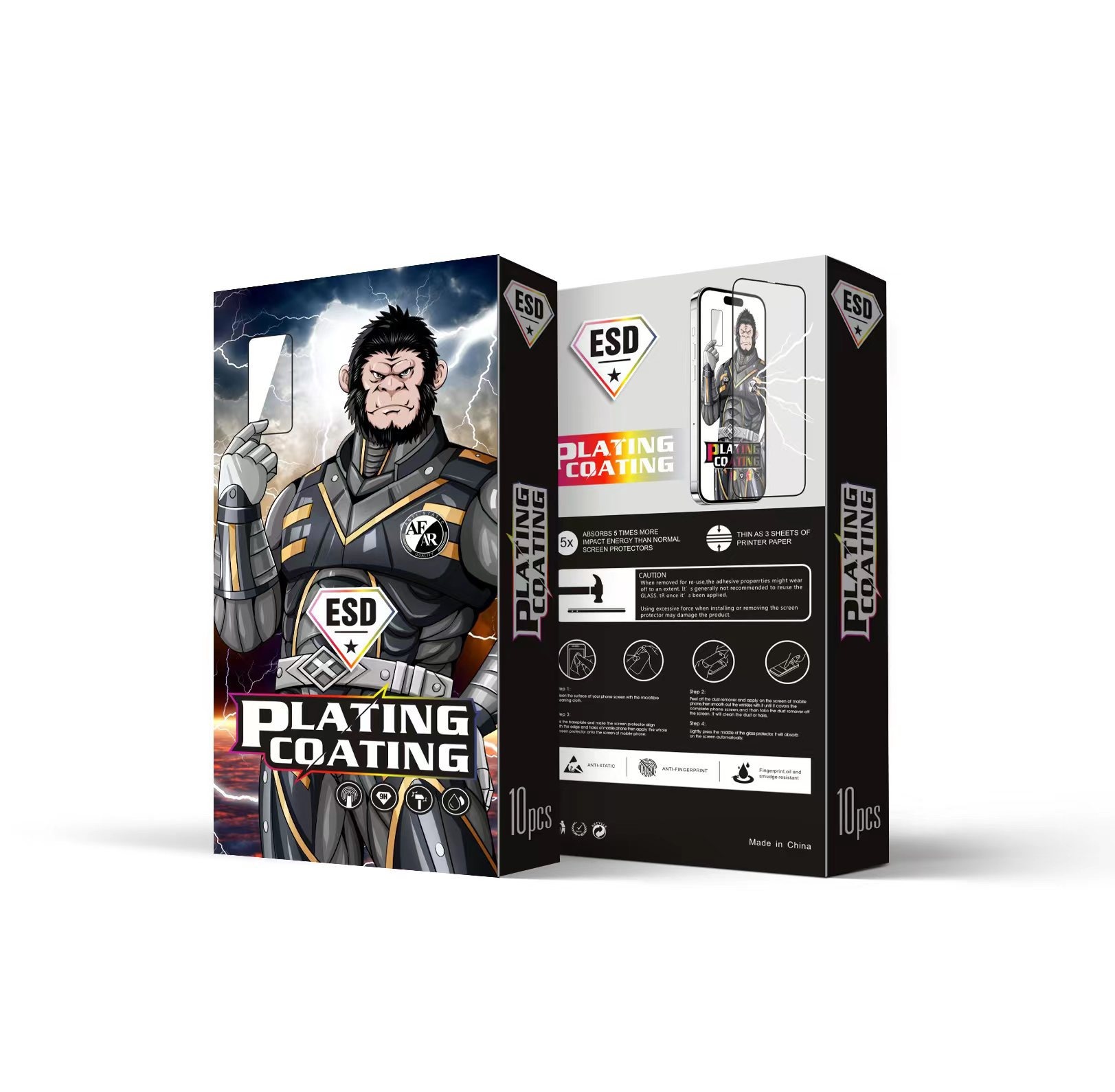 HD 15pro Film I13 Electroplating Tempered Film - Image 9