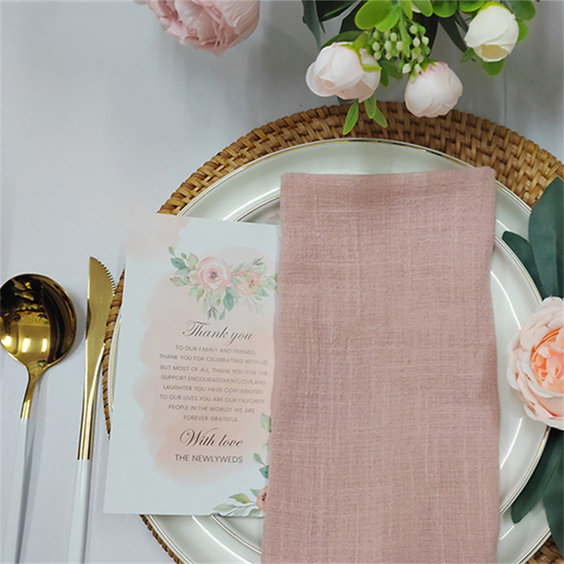 Title 1, Party Dining-table Decoration Raw Edge Placemat