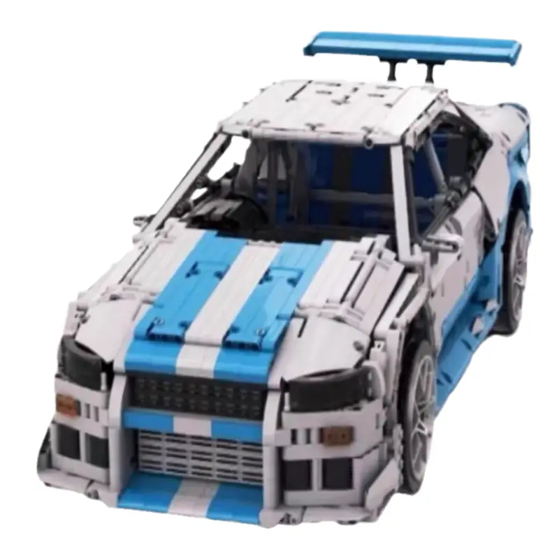 Drift Sports Car Assembly Splicing Modification Building Blocks
