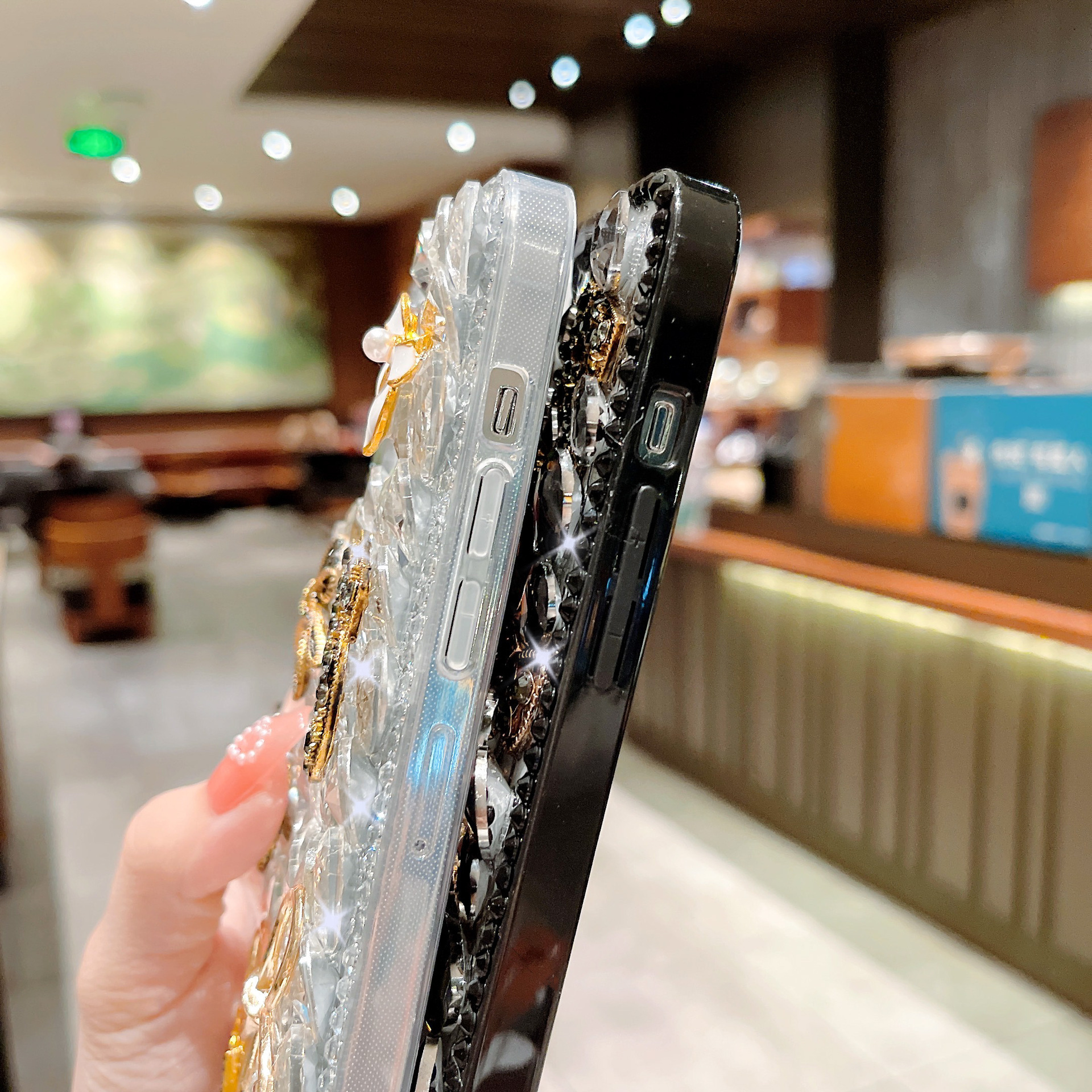 Women's Rhinestone Cover Luxury All-inclusive Protective Case - Image 14