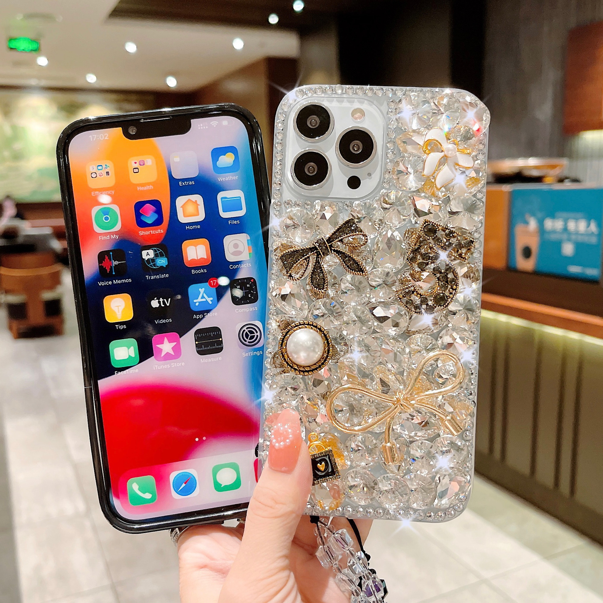 Women's Rhinestone Cover Luxury All-inclusive Protective Case - Image 7