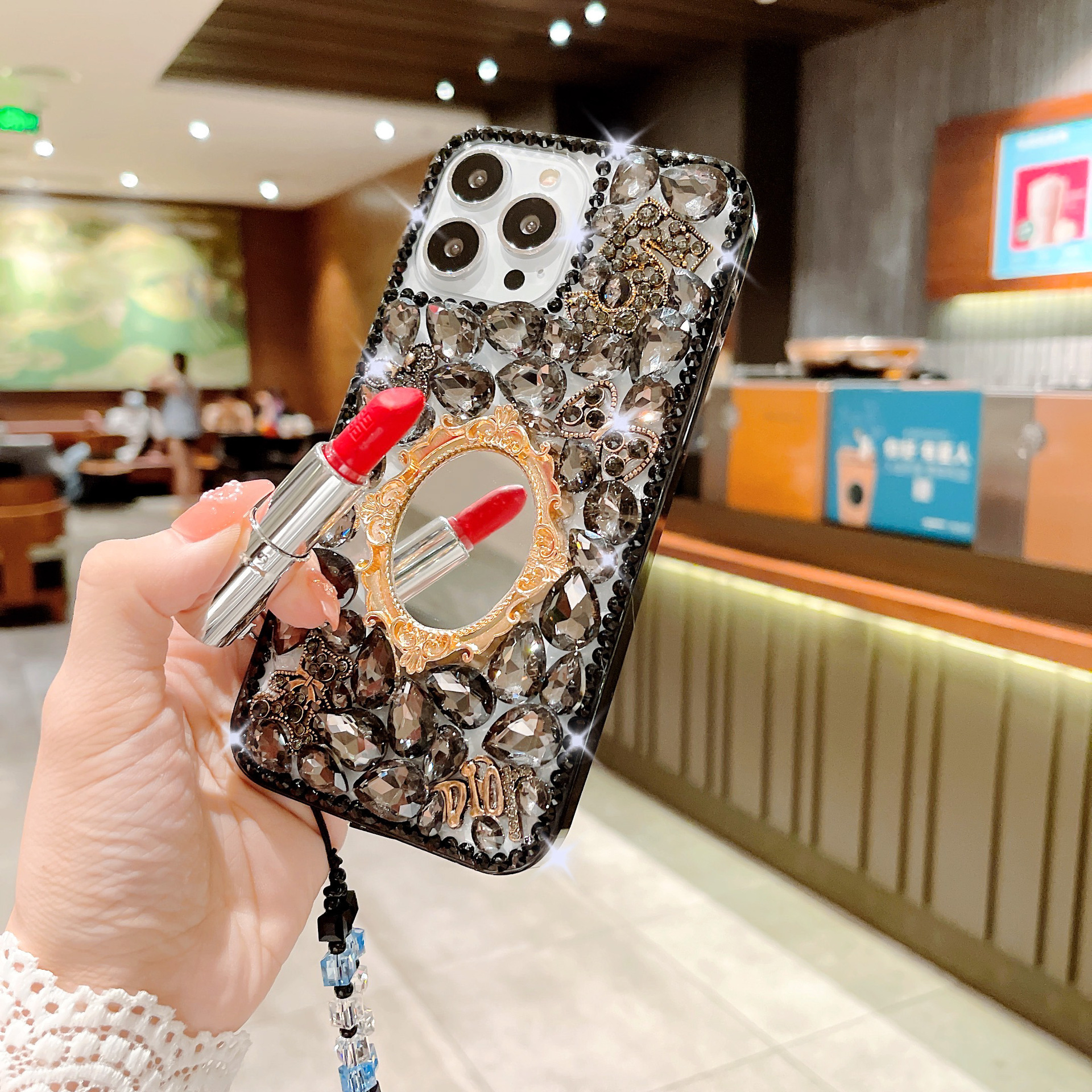 Women's Rhinestone Cover Luxury All-inclusive Protective Case - Image 5